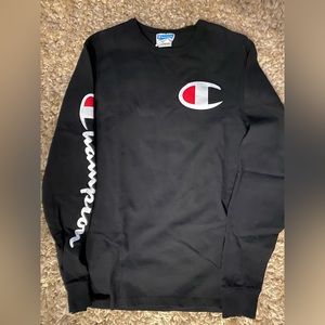Champion long sleeve tshirt black small